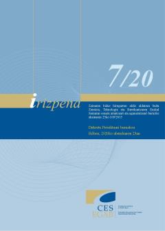 7/20 Irizpena, zeinaren bidez hirugarren aldiz aldatzen baita Zientzia, Teknologia eta Berrikuntzaren Euskal Sarearen osaera arautzeari eta eguneratzeari buruzko ekainaren 23ko 109/2015 Dekretu ...